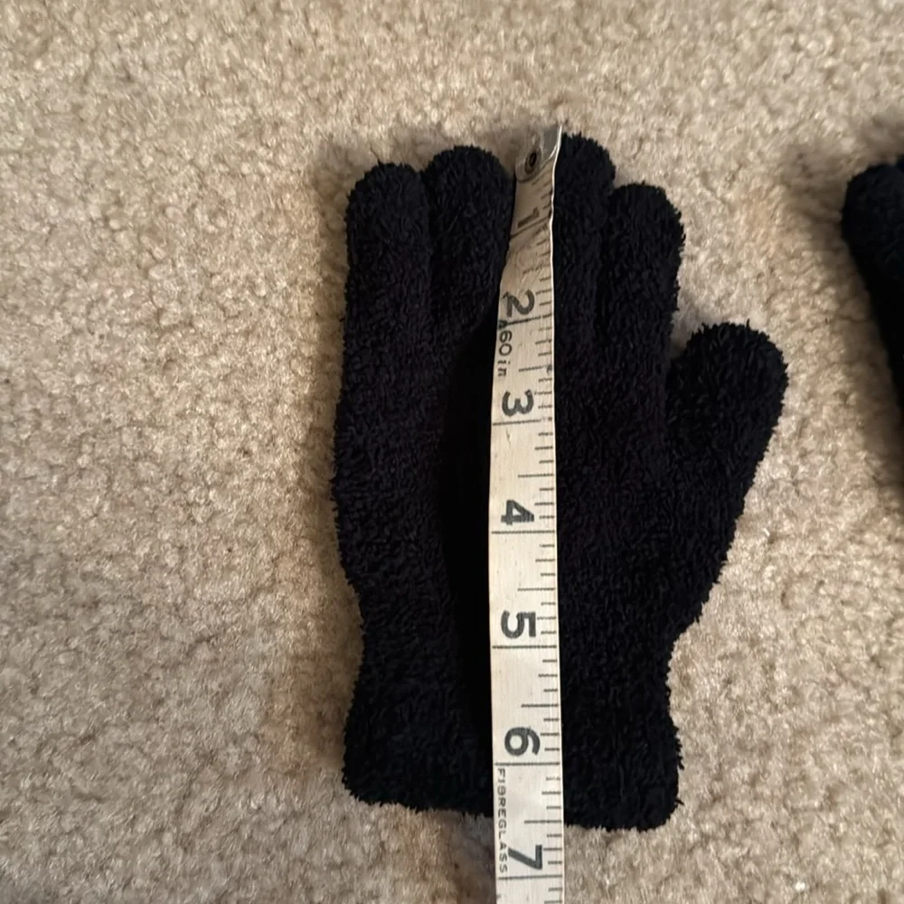 GIRLS - Black Mittens